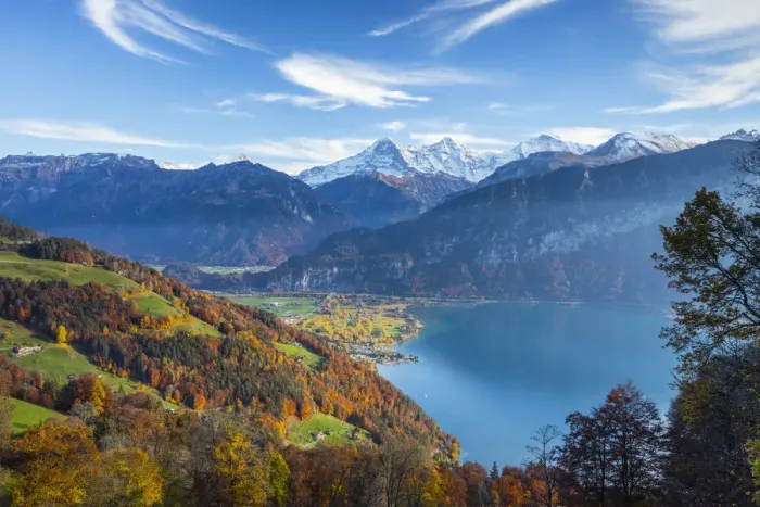 Framed Print : Eiger, Monch & Jungfrau mountains, above Lake Thun, Berner Oberland, Switzerland Framed Print : Eiger, Monch & Jungfrau mountains, above Lake Thun, Berner Oberland, Switzerland