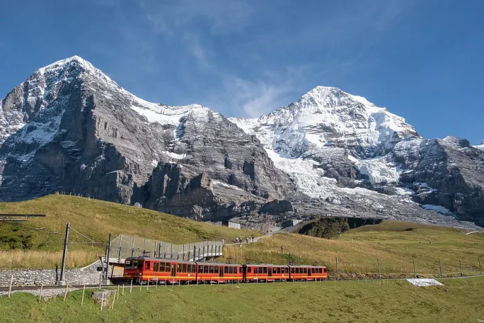 Framed Print : Eiger and Monch above Kleine Scheidegg, Berner Oberland, Switzerland Framed Print : Eiger and Monch above Kleine Scheidegg, Berner Oberland, Switzerland