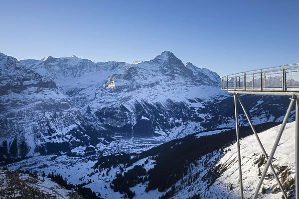 Eiger mountain & Grindelwald First, Grindelwald, Jungfrau Region, Berner Oberland, Switzerland