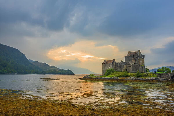 Eilean Donan Castle, Dornie, Loch Duich, Highlands, Scotland, Great Britain