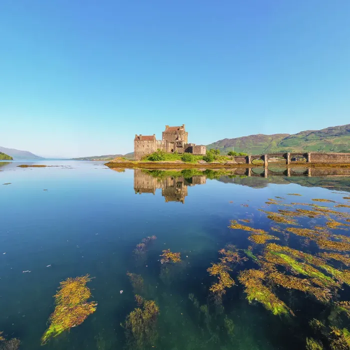 Framed Print : Eilean Donan Castle on Loch Duich, Dornie, Scotland, UK