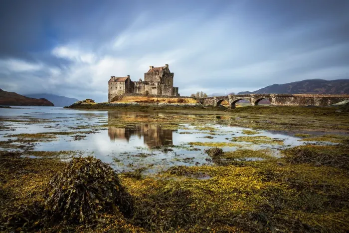Framed Print : Eilean Donan Castle reflected, Loch Dutch, Kyle of Lochalsh, Highlands, Scotland Framed Print : Eilean Donan Castle reflected, Loch Dutch, Kyle of Lochalsh, Highlands, Scotland