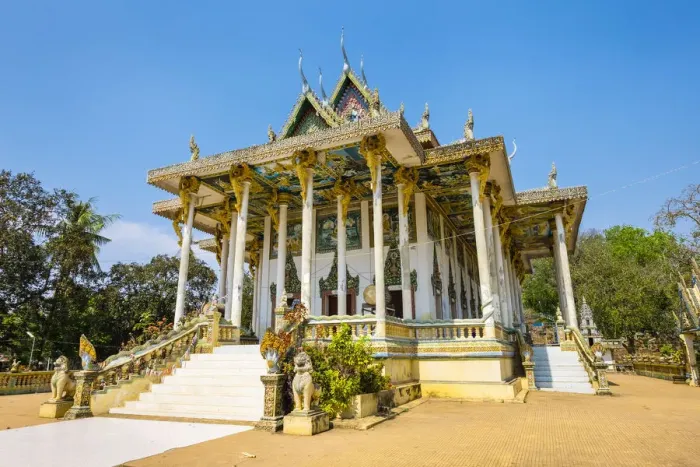 Framed Print : Ek Phnom Pagoda buddhist temple, Battambang Province, Cambodia Framed Print : Ek Phnom Pagoda buddhist temple, Battambang Province, Cambodia
