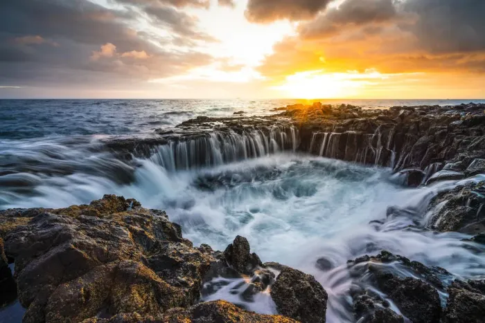 Framed Print : El Bufadero de La Garita, Province of Las Palmas, Gran Canaria, Canary Islands, Spain