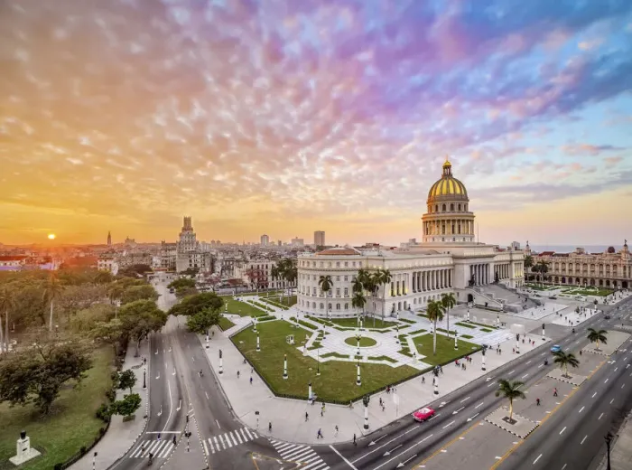 Framed Print : El Capitolio and Paseo del Prado at sunset, elevated view, Havana, La Habana Province Framed Print : El Capitolio and Paseo del Prado at sunset, elevated view, Havana, La Habana Province