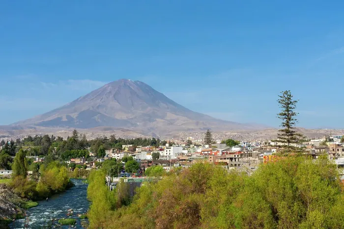 Framed Print : El Misti volcano rising above the white city of Arequipa and Chili River, UNESCO, Arequipa, Arequipa Province, Arequipa Region, Peru Framed Print : El Misti volcano rising above the white city of Arequipa and Chili River, UNESCO, Arequipa, Arequipa Province, Arequipa Region, Peru
