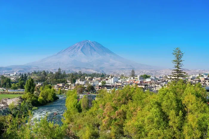 Framed Print : El Misti volcano rising above the white city of Arequipa and Chili River, UNESCO, Arequipa, Arequipa Province, Arequipa Region, Peru Framed Print : El Misti volcano rising above the white city of Arequipa and Chili River, UNESCO, Arequipa, Arequipa Province, Arequipa Region, Peru