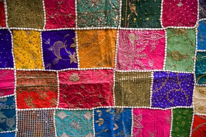 Framed Print : Elaborate rugs for sale in Jaiselmeer market, Rajasthan, India Framed Print : Elaborate rugs for sale in Jaiselmeer market, Rajasthan, India