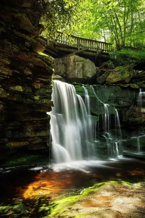 Framed Print : Elekala Falls, Blackwater Falls State Park, West Virginia, USA