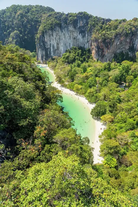 Framed Print : Elevated view over Ao Bay, Hong Island, Krabi, Thailand Framed Print : Elevated view over Ao Bay, Hong Island, Krabi, Thailand