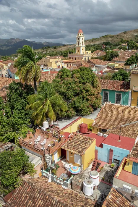Framed Print : Elevated view of the old sugar town of Trinidad, with San Francisco Convent Church Tower, Trinidad, Sancti Spiritus Province, Cuba Framed Print : Elevated view of the old sugar town of Trinidad, with San Francisco Convent Church Tower, Trinidad, Sancti Spiritus Province, Cuba