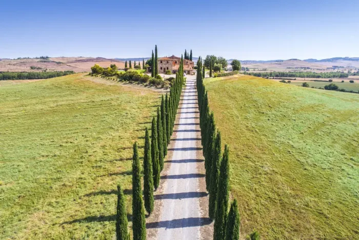 Framed Print : Elevated view of Poggio Covili, Val d Orcia, Tuscany, Italy Framed Print : Elevated view of Poggio Covili, Val d Orcia, Tuscany, Italy