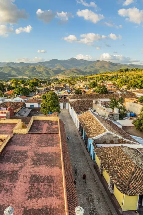 Framed Print : Elevated view of Trinidad, Sancti Spiritus, Cuba Framed Print : Elevated view of Trinidad, Sancti Spiritus, Cuba