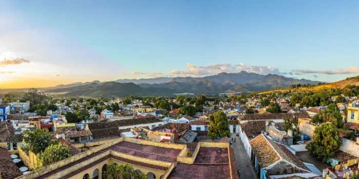 Framed Print : Elevated view of Trinidad, Sancti Spiritus, Cuba Framed Print : Elevated view of Trinidad, Sancti Spiritus, Cuba