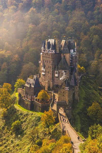 Eltz Castle, Wierschem, Mayen-Koblenz, Rhineland-Palatinate, Germany
