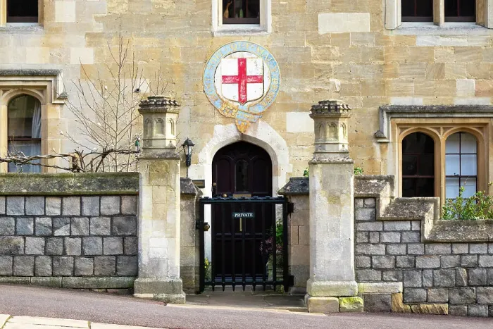 Framed Print : The emblem of the Most Noble Order of the Garter on a building on the Lower Ward, Windsor Castle, Windsor, Berkshire, England Framed Print : The emblem of the Most Noble Order of the Garter on a building on the Lower Ward, Windsor Castle, Windsor, Berkshire, England