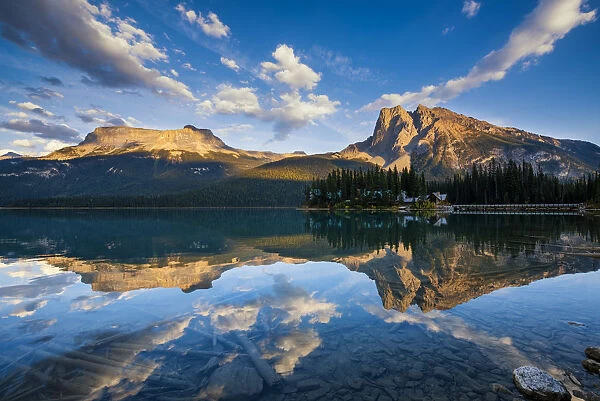 Emerald Lake Reflections, Yoho National Park, Alberta, Canada