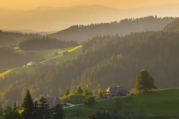 Framed Print : Emmental Valley, Berner Oberland, Switzerland