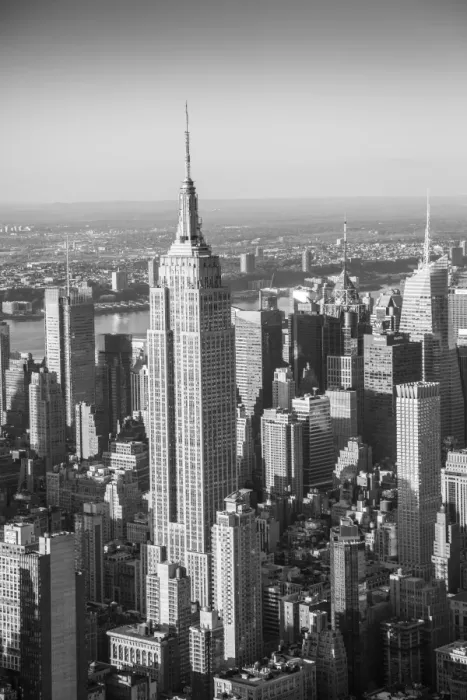 Framed Print : Empire State Building & Manhattan, New York City, New York, USA Framed Print : Empire State Building & Manhattan, New York City, New York, USA