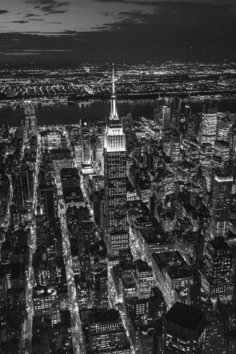 Framed Print : Empire State Building & Manhattan, New York City, New York, USA Framed Print : Empire State Building & Manhattan, New York City, New York, USA