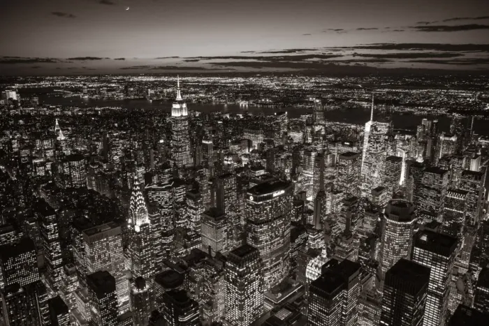 Framed Print : Empire State Building & Manhattan, New York City, New York, USA Framed Print : Empire State Building & Manhattan, New York City, New York, USA