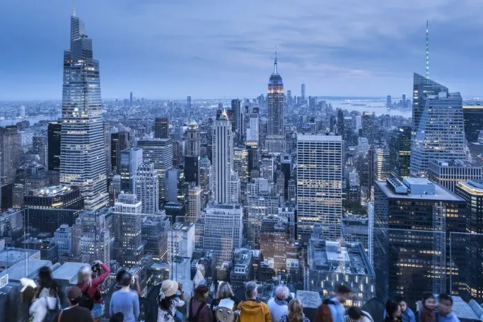 Framed Print : Empire State Building & Midtown Manhattan, New York City, USA