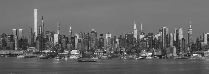 Framed Print : Empire State Building & Midtown Manhattan from New Jersey, New York City, USA Framed Print : Empire State Building & Midtown Manhattan from New Jersey, New York City, USA