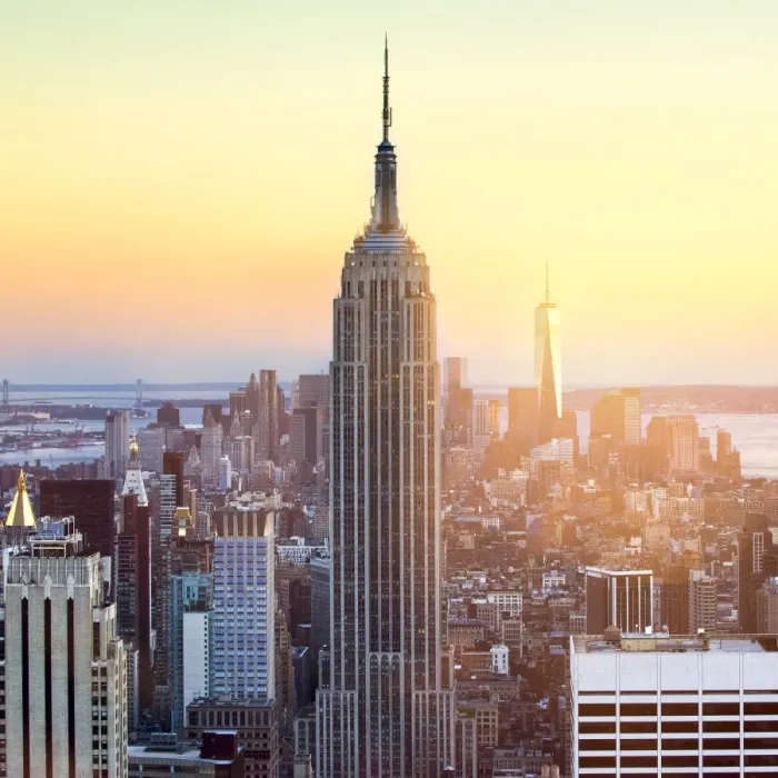 Framed Print : Empire State Building in New York City, USA Framed Print : Empire State Building in New York City, USA