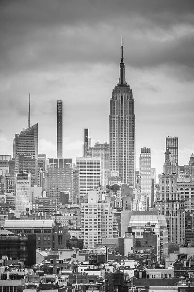 Empire State Building from Soho, Manhattan, New York City, USA