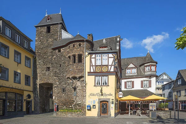 Ender Gate with Alte Thorschenke, Cochem, Mosel valley, Eifel, Rhineland-Palatinate