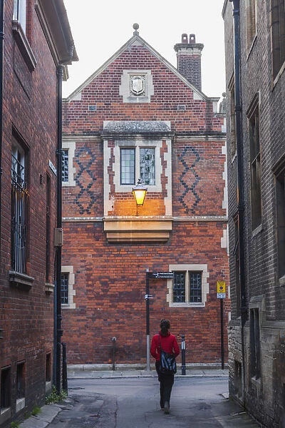 England, Cambridgeshire, Cambridge, College Window