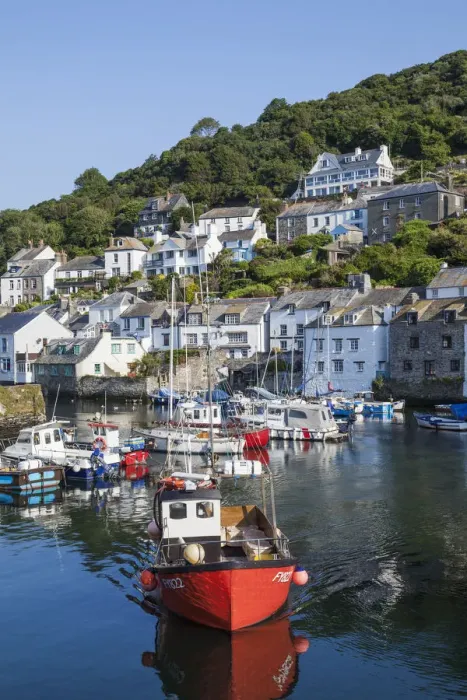 Framed Print : England, Cornwall, Polperro Framed Print : England, Cornwall, Polperro