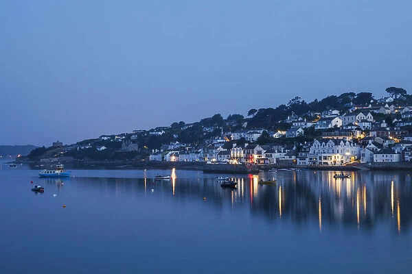 England, Cornwall, St. Mawes, Town Skyline