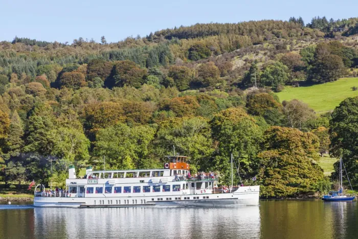 Framed Print : England, Cumbria, Lake District, Windermere, Excursion Steamboat Framed Print : England, Cumbria, Lake District, Windermere, Excursion Steamboat
