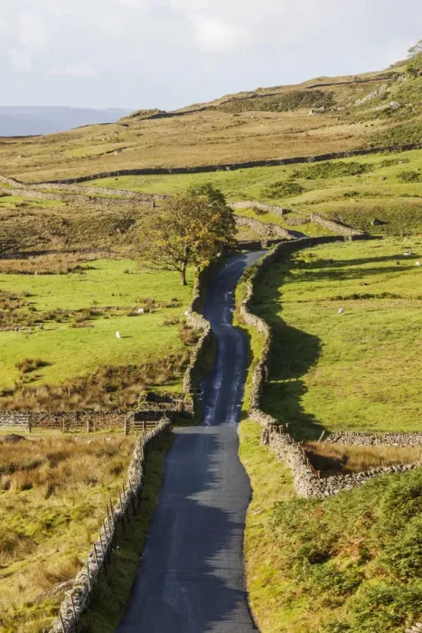 Framed Print : England, Cumbria, Lake District, Kirkstone Pass, The Struggle Road to Framed Print : England, Cumbria, Lake District, Kirkstone Pass, The Struggle Road to