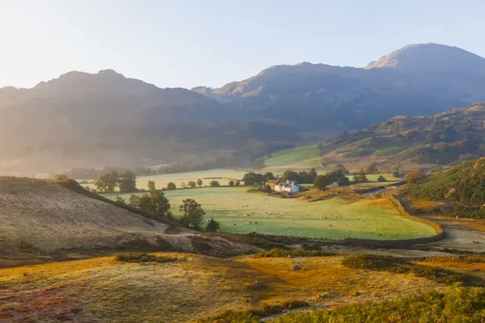Framed Print : England, Cumbria, Lake District, The Langdales