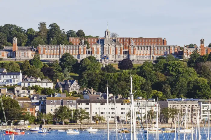 Framed Print : England, Devon, Dartmouth, Britannia Royal Naval College