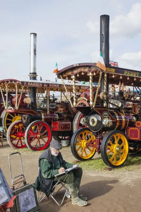 Framed Print : England, Dorset, Blanford, The Great Dorset Steam Fair Framed Print : England, Dorset, Blanford, The Great Dorset Steam Fair