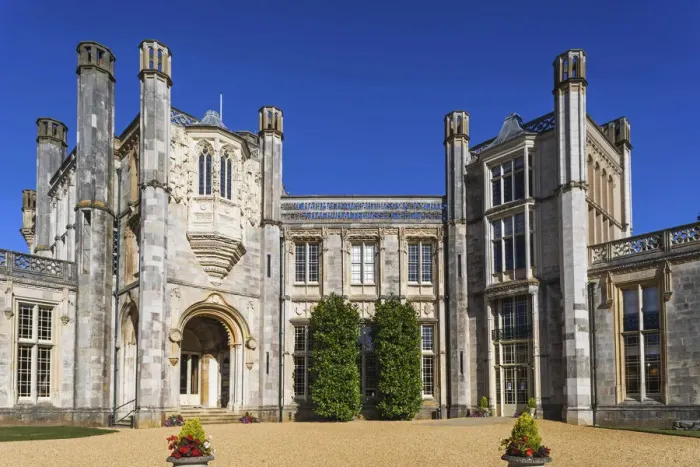 Framed Print : England, Dorset, Bournmouth, Christchurch, Highcliffe, Highcliffe Castle
