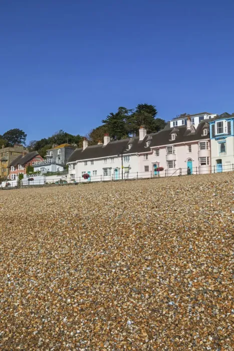 Framed Print : England, Dorset, Lyme Regis, Beach Front Houses Framed Print : England, Dorset, Lyme Regis, Beach Front Houses