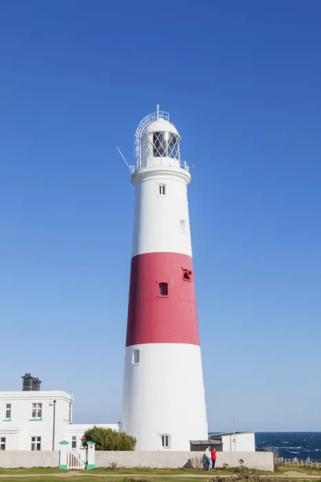 Framed Print : England, Dorset, Portland, Portland Bill Lighthouse
