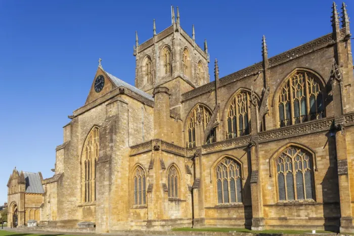 Framed Print : England, Dorset, Sherborne, Sherborne Abbey Framed Print : England, Dorset, Sherborne, Sherborne Abbey