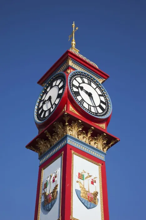 Framed Print : England, Dorset, Weymouth, Victorian Clock Tower