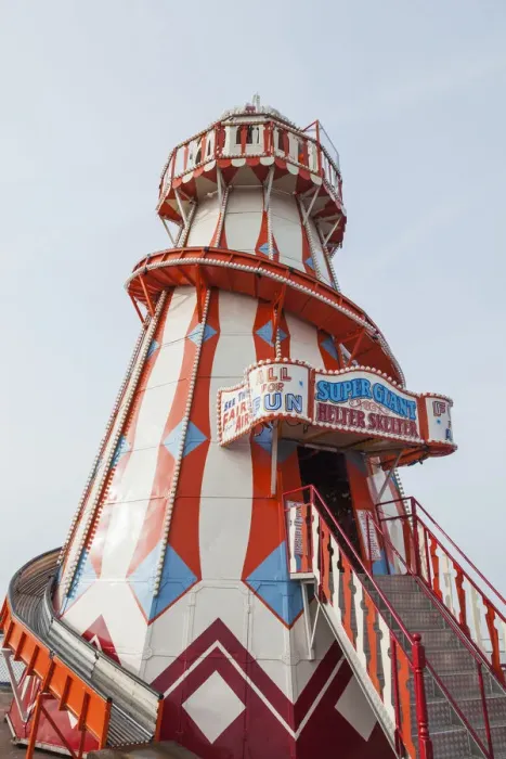 Framed Print : England, East Anglia, Essex, Clacton-on-Sea, Clacton Pier, Helter-Skelter Framed Print : England, East Anglia, Essex, Clacton-on-Sea, Clacton Pier, Helter-Skelter