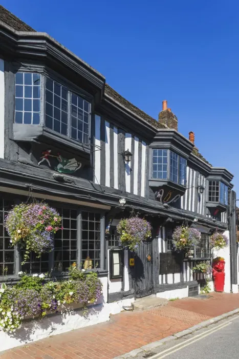 Framed Print : England, East Sussex, Alfriston, The Star Inn Pub and Hotel Framed Print : England, East Sussex, Alfriston, The Star Inn Pub and Hotel