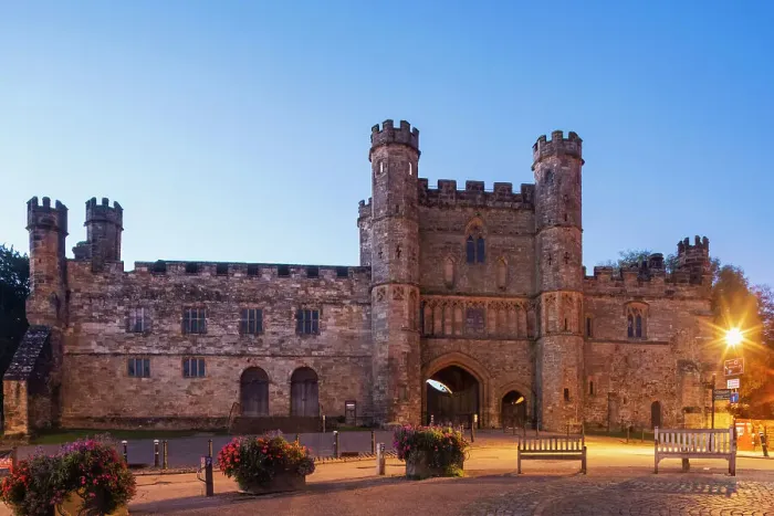 Framed Print : England, East Sussex, Battle, Battle Abbey, The Great Gatehouse