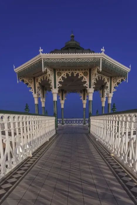 Framed Print : England, East Sussex, Brighton, Brighton Seafront, The Ornate Victorian Bandstand Framed Print : England, East Sussex, Brighton, Brighton Seafront, The Ornate Victorian Bandstand