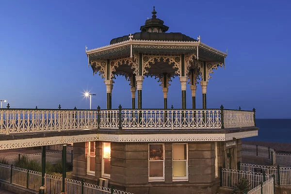 England, East Sussex, Brighton, Brighton Seafront, The Ornate Victorian Bandstand