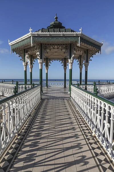 England, East Sussex, Brighton, Brighton Seafront, The Ornate Victorian Bandstand