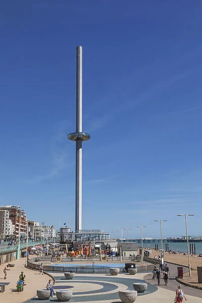 England, East Sussex, Brighton, Brighton Seafront, The British Airways i360 Viewing Tower